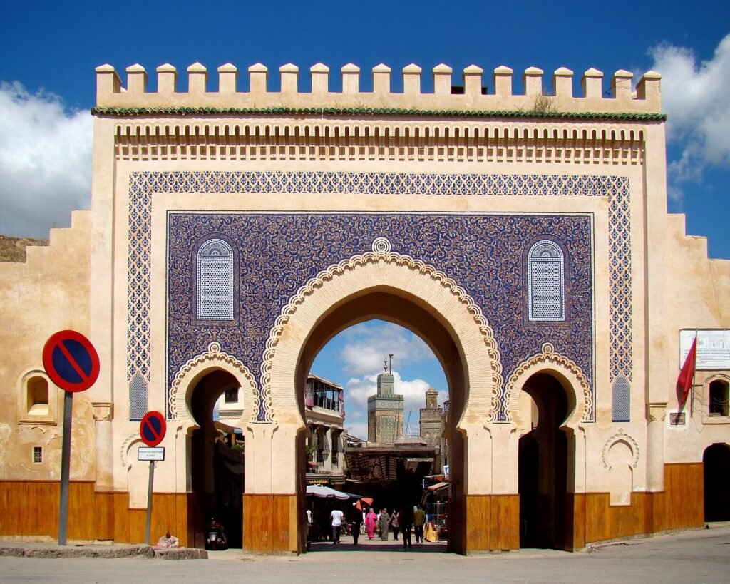 Bab Bou Jeloud, the blue gate into the Fes medina