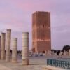 Hassan Tower and the columns of the unfinished mosque in Rabat