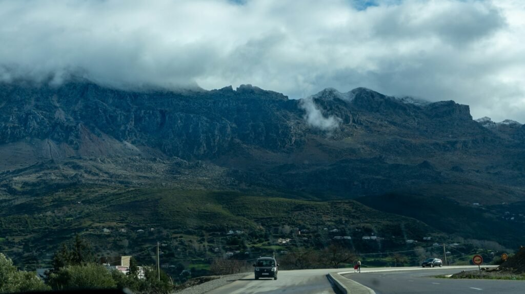 Rif mountain road used for a northern Morocco private transfer