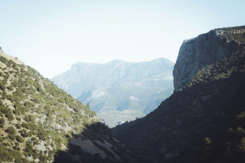 Rif mountains of northern Morocco near Chefchaouen