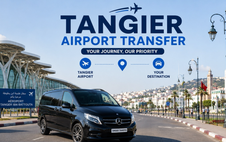 Private vehicle for a Tangier airport transfer from Ibn Battouta