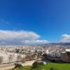 White houses of Tetouan below the Rif mountains