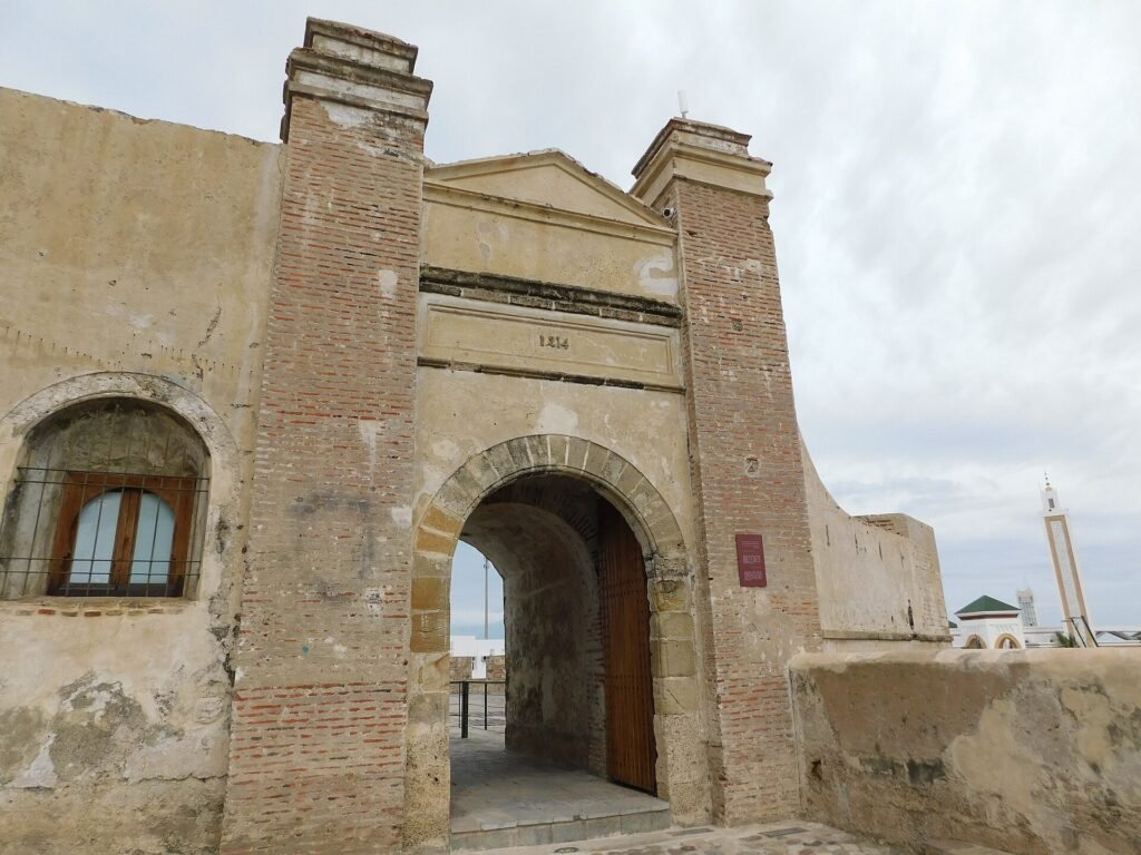 Old gate of the Kasbah of Tangier, one of the first stops of a Tangier day trip from Spain